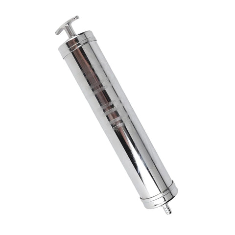 Heavy Duty Workhorse 500cc Aluminum Oil Suction Gun Pump With Vacuum Transfer Technology, cylindrical design
