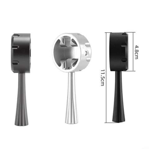 Top Notch Yunnesdre Steam Lever Replacement For Breville 878 And 870 Espresso Machine Hot Water Knob Handle Side Control Kit Fits Like A Glove In Durable Silver Aluminum Alloy, black handle 11.5cm