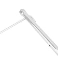 Heavy Duty Double Head Spark Plug Socket Wrench With 16mm And 21mm Hex Sockets Plus Extended Reach Bar, chrome vanadium tool.