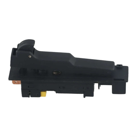 Side view of Angle Grinder Switch Replacement for GWS-20-180, 250V 12A Trigger Switch, durable metal and plastic construction.