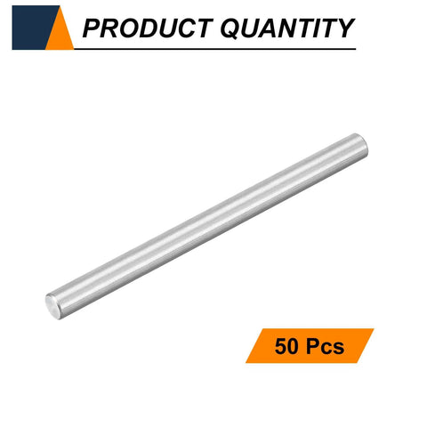 50 Pack M3 Dowel Pins 3mm By 40mm 304 Stainless Steel Cylindrical Shelf Support Pegs For Metal And Wood Furniture DIY Enthusiasts Installations Quick Fit Easy Insertion And Removal Durable Fasteners
