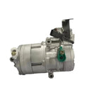 Premium High Voltage Electric AC Compressor Straight Bolt On Swap For Hyundai Kona EV And Kia Niro EV 97701K4000 Replacement showing the aluminum housing.