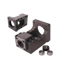 Top Shelf Metal Ball Screw And Spindle Motor Kit For Cnc Engraver Machine Sfu2010 Chassis parts showing black metal mounting brackets.