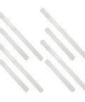 Bottom Mount Drawer Glides With Ball Bearing Construction 8 Pack White Plastic Quiet Soft Close Drawer Slides For Kitchen And Office