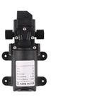 Heavy Duty 12V Automatic Electric Diaphragm Water Pressure Pump With 5L/min Flow Rate, Low Power Consumption And Corrosion Resistance, front view.