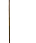 Battery Operated Cordless Floor Lamp With Natural Daylight LED 30 Bulbs 2.5W Antique Brass Finish Traditional Banker Shade side view