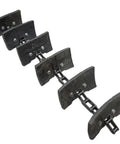 Built Darn Tough Heavy Duty Replacement Elevator Conveyor Chain for Clean Grain Harvesting, steel links and durable pads