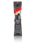 Packaging of Crevice Cleaning Detailing Brush Kit For Small Spaces Mini Set With Boar's Hair Brush And Ultra Soft Synthetic Brush