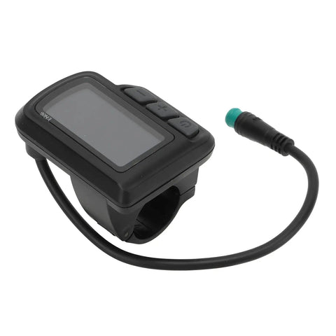 EN06 LCD Display Panel For Electric Bikes With USB Power Real Time Speed And Battery Readout Waterproof Connector on handlebar mount