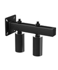 Heavy Duty Adjustable Gate Guide Roller for 4 Inch Thick Sliding Gates, Quiet Nylon Wheel Pulley With Steel Bracket