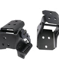 Two Piece Door Hinge Set Assembly Left Driver Upper And Lower Steel Aluminum Black for Buick Regal 1978 1988 Chevrolet El Camino
