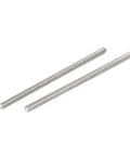 Two Beduan 304 stainless steel 1/4-20 fully threaded rods, 12 inches long