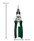 Top Rated 8 In One Cable Stripper Tool Pro Electric Pliers With Manual Voltage Tester, 22cm long, multi-functional, insulated grips.