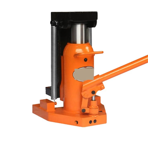Slick Hydraulic Claw Jack Handles Your Whip With Ease, 5 Ton Manual Car Repair Tool For Garage Wrenching and Shop Floor Rigs. Orange hydraulic jack.