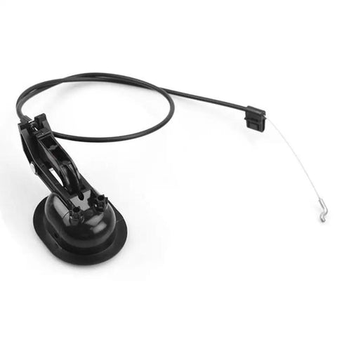 Solid As A Rock Recliner Pull Handle With Integrated Spring Release Cable for Sofa Chair, 4.75 inch black housing, 36 inch cable.