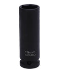 Heavy Duty 19mm Thin Wall Impact Lug Nut Socket Set With Wheel Protection Design Keeps Fasteners Safe From Rounding Even Under Heavy Torque For Reliable Auto Repair Vibes, black CR-MO socket