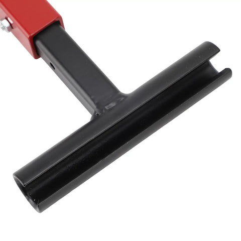 Close-up of 4 In 1 Door Hinge Adjustment Tool Kit with heavy duty painted steel wrenches for residential and commercial doors