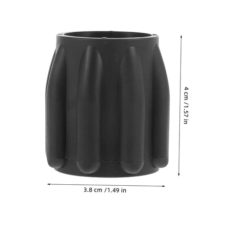 Scuba Tank Valve Accessory Replacement Part for Diving Cylinders with secure leakproof fit, black rubber material, size 4x3.8 cm