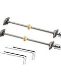 Hot T8 Lead Screw Kit For 3D Printer Mods Featuring Stainless Steel And Brass, Includes KFL08 Nut Bearings, Vertical Horizontal Setup With 100 To 350mm Length Options For Ultimate Z Axis Accuracy And Smooth Printing Performance. T8 lead screw kit with brass nuts and couplers