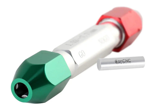 Go No Go Double End Gage Handle For Quick Size Checks 0.061 To 0.250 In Range Portable And Easy To Use No Setup Time Required Red Gauge Tool For Accurate Fits Machinist Favorite For Fast Go No Go Measurements