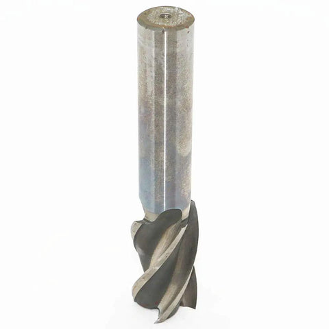 One Inch Cutting Diameter Four Flute CNC End Mill Cutter For Wood Aluminum Steel Titanium Foam Plastic With Three Quarter Inch Shank