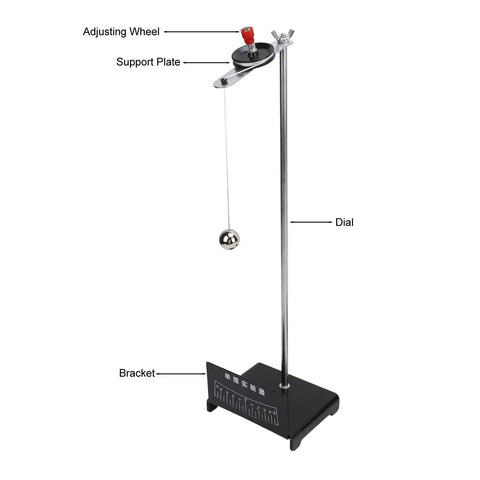 Hands-On Pendulum Physics Kit For Motion And Gravity Experiments, Durable Metal Demonstration Tool With Precision Dial