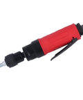 Heavy Duty Pneumatic Air Die Grinder With 4000 RPM Speed And Zinc Alloy Body Straight Shaft Design lightweight tool with red grip.
