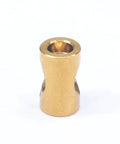 M6 Titanium Barrel Nut For Bicycle Seat Post 15mm Tall 9mm Diameter Golden Grade 5 6AL4V Titanium Alloy With Precise M6 Thread