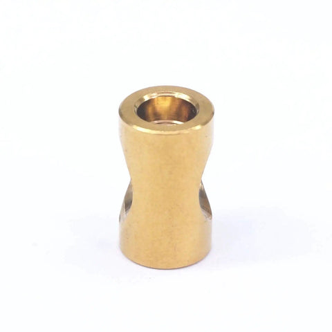 M6 Titanium Barrel Nut For Bicycle Seat Post 15mm Tall 9mm Diameter Golden Grade 5 6AL4V Titanium Alloy With Precise M6 Thread