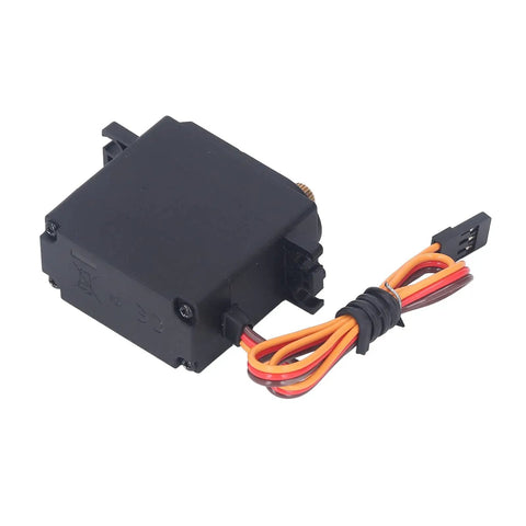 Heavy Duty RC Servo Motor With Copper Gears And Rock Solid Plastic Housing For ZD Racing Dbx07 1/7 Scale RC Cars, matte black.