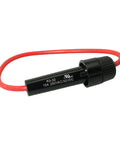 Heavy Duty Inline Fuse Holder Compatible With Standard 6X30Mm Miniature Glass Tubes Includes A Damn Reliable 3Amp Glass Fuse for auto wiring.