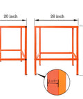 Rock Solid Steel Tool Stand With Adjustable Leveling Feet For Router Tables And Table Saws No Sweat Setup Heavy Duty Workbench dimensions 20x28x33.5 inches