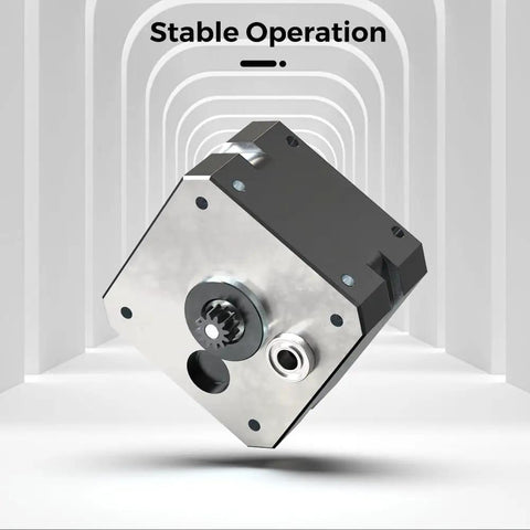 Sprite Extruder Motor 42-26 Stepper For Ender 3 S1 12 teeth showcasing stable operation in a sleek design reflected in an archway