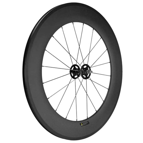 Fixed Gear Wheelset 700C Full Carbon Fiber Deep Rim 88mm Flexible For Urban Fixie And Track Ultra Light Yet Incredibly Strong