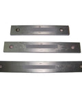 Three height gauge blocks from the Dead On Precision Gauge Block Set, sizes 250mm, 290mm, and 300mm in hardened tool steel.