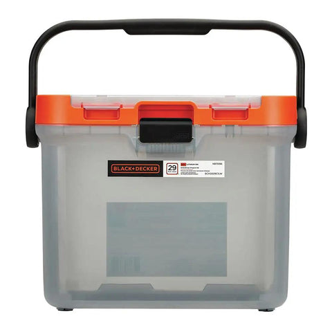 20V Max Cordless Drill With 28 Piece Home Project Kit In Translucent Toolbox For Quick Fixes, Home Decorating, Assembly, And Repairs On The Go, Big Help For DIY Projects