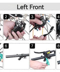 Sweet 3-Pin Hydraulic Brake Set Fits E-Bikes Like A Glove With 800mm Front And 1400mm Rear Hoses For Precise Control And Safety Cutoff Switches left front brake install