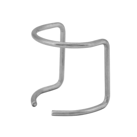 Close-up of stainless steel spring spacer, part of Set Of Five Spring Spacers For Plasma Cutter Torch Stand Off Wire Guard Replacement Parts