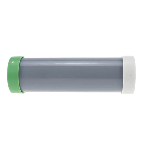 Replacement Oil Burner Heater Pump Coupler 8881 for Suntec A Pump Motor, Universal Fit, 13 32 Inch Long, 5 16 Inch Pump End, 1 2 Inch Motor End, Compatible With Most Oil Burners Excluding J Series Pumps., gray oil burner pump coupler with green and white ends