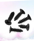 100 Piece Self Tapping Screws Set Black Flat Head Cross Countersunk Drywall Nails for Gypsum Board and Wood Wallboard