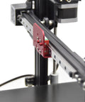 X Axis MGN12C Linear Rail Kit With Aluminum Fix Plate Bracket Upgrade For Budget Desktop 3D Printers Red Bracket Finish Installed