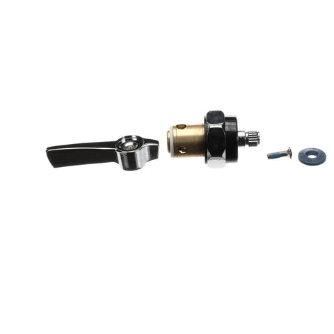 OEM Refrigerator Valve Assembly For 69878CV Cold F Valve Replacement, Plug And Play, Compatible With 69878F, Premium OEM Part For Reliable Temperature Control And Smooth Leak Free Operation. Black metal valve with screw and washer
