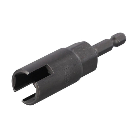 14mm Butterfly Nut Socket, part of the 4 Piece Wing Bolt Panel Fastener Driver Bits, Chrome Vanadium Steel, One Quarter Inch Hex Drive