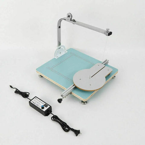 72W Hot Wire Cutter with Adjustable Temperature 32 to 932 Fahrenheit, for foam and Styrofoam DIY crafting, sturdy work table, pro-grade benchtop.
