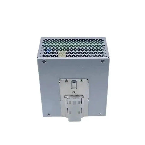 240W DIN Rail Power Supply 24V 10A Or 12V 20A Industrial SMPS Transformer With Precise Voltage Regulation For Beefy Rock Solid Control Panels Space Saving Compact Unit Rugged DIN Rail Mount Low Ripple Output, metal housing front view