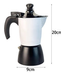 Manual Coffee Percolator Stovetop Espresso Maker For Cappuccino And Latte Lovers Home Office Cafe Durable Aluminum Design For Quick Brew