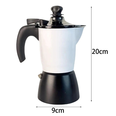 Manual Coffee Percolator Stovetop Espresso Maker For Cappuccino And Latte Lovers Home Office Cafe Durable Aluminum Design For Quick Brew