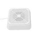 Ultra Compact Portable USB Dishwasher For Kitchen Sink, White Ultrasonic Cleaner top view with USB power cord.