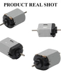 Product real shot of Five Pack 3V 11000RPM DC Motors Micro Mini Motors with round shafts for RC boats, planes, and DIY projects.