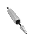 Heavy Duty Piston Pin Puller For Small Engine Rebuilds With Five Metric Adapters and Beefy Aluminum Alloy Construction, close-up view.
